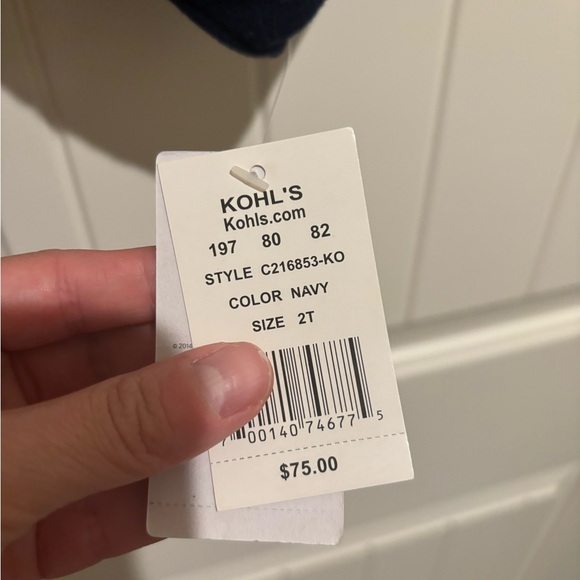 Navy pea coat - Picture 3 of 4